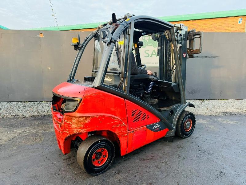 LINDE H25D-02 FORKLIFT*YEAR 2015*C/W PALLET TINES*VIDEO*