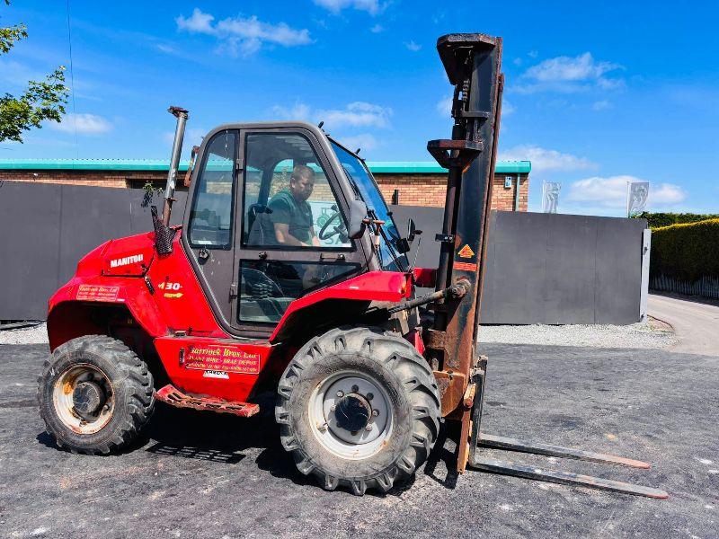 MANITOU M30-4 3 STAGE MASTED FORKLIFT*YEAR 2017*READING 5922 HOURS*VIDEO*