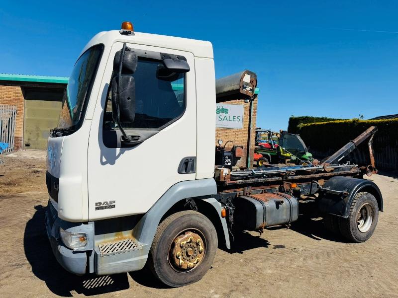 DAF LF45.170 HOOK LOADER LORRY*C/W MULTILIFT XR HOOKLOADER*VIDEO*