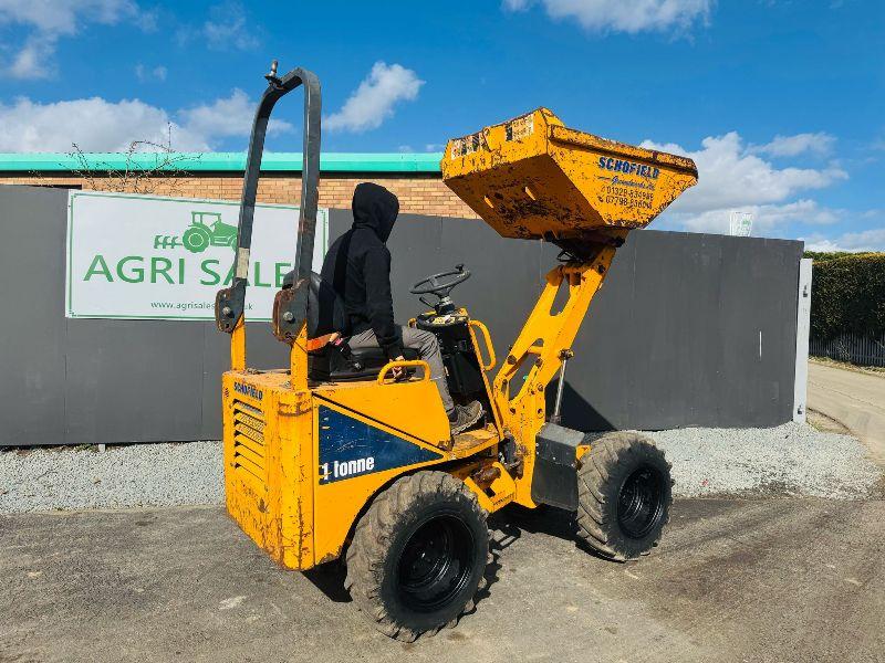 THWAITES 1 TONNE HIGH TIP DUMPER *C/W YANMAR ENGINE*