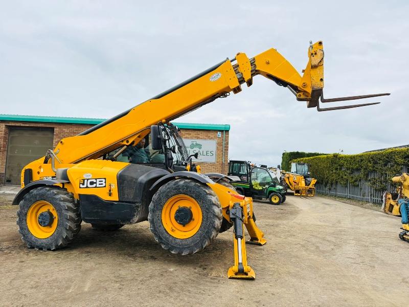 JCB 535-140HI-VIZ 4WD TELEHANDLER*14M REACH*YEAR 2014*C/W PALLET TINES*VIDEO*