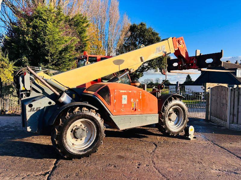 JLG 4013 4WD TELEHANDLER *YEAR 2008, 6264 HOURS* C/W LONG PALLET TINES *VIDEO*