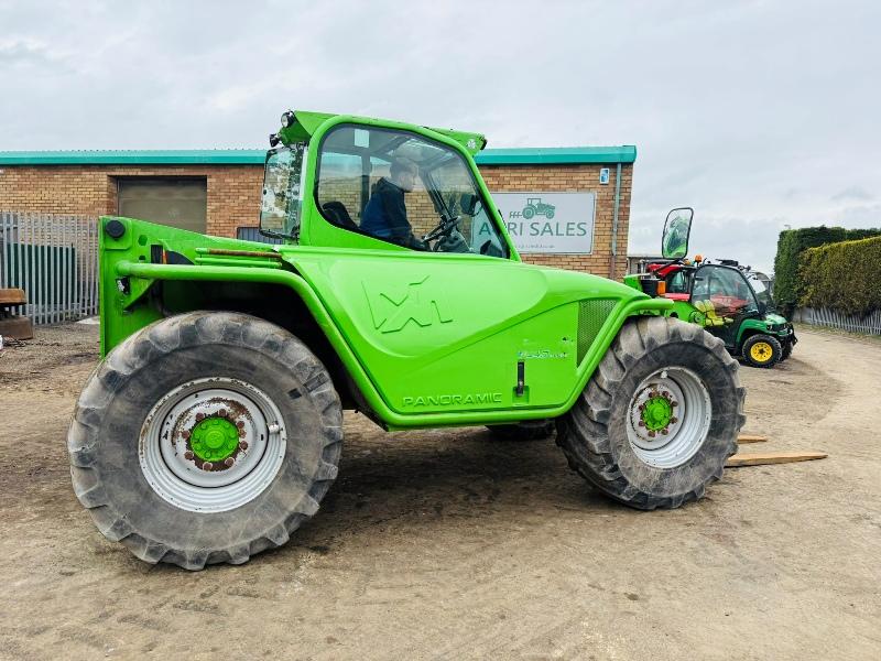 MERLO P34.7+ TURBO TELEHANDLER*C/W PALLET TINES*YEAR 2014*VIDEO*