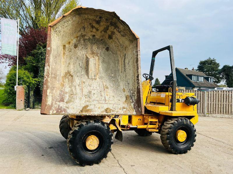 THWAITS ALLDRIVE 4WD SWIVEL TIP DUMPER C/W ROLE BAR *VIDEO*