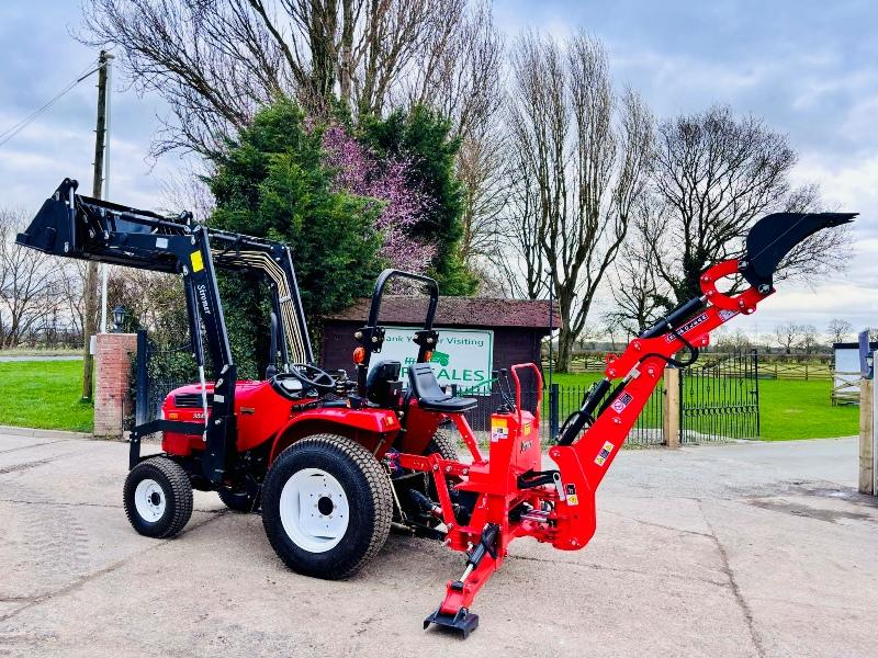  BRAND NEW SIROMER 304 4WD TRACTOR WITH LOADER & BACK ACTOR YEAR 2023 *VIDEO*