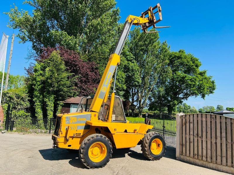 JCB 520 4WD TELEHANDLER C/W PALLET TINES *VIDEO*