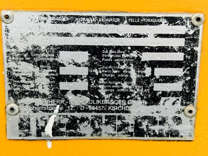 LIEBHERR 317 HRC EXCAVATOR*C/W ROTATING SELECTOR GRAB*YEAR 2010*VIDEO*