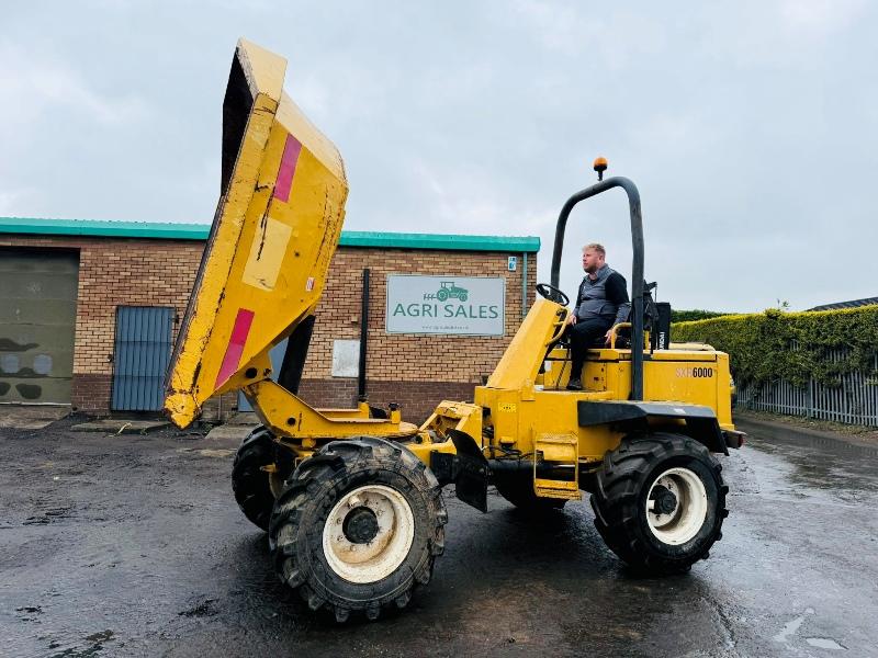 BARFORD SXR6000 SWIVLE TIP DUMPER*C/W ROLL BAR*VIDEO*