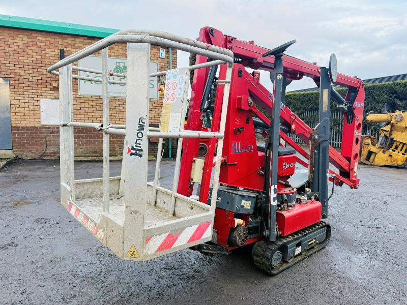 HINOWA LIGHT LIFT 1472 TRACKED MANLIFT*12.5M REACH*VIDEO*