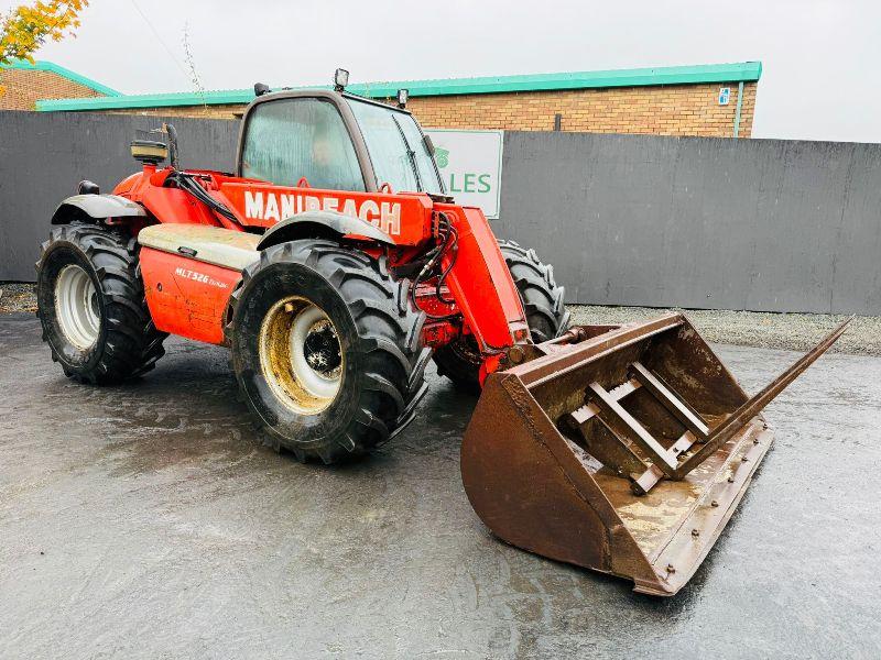 MANITOU MLT 526T TELEHANDLER*C/W BUCKET AND TINES*VIDEO*
