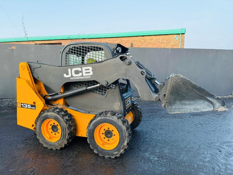 JCB 135HD SKIDSTEER LOADER*2990 HOURS*C/W BUCKET*YEAR 2018*VIDEO*