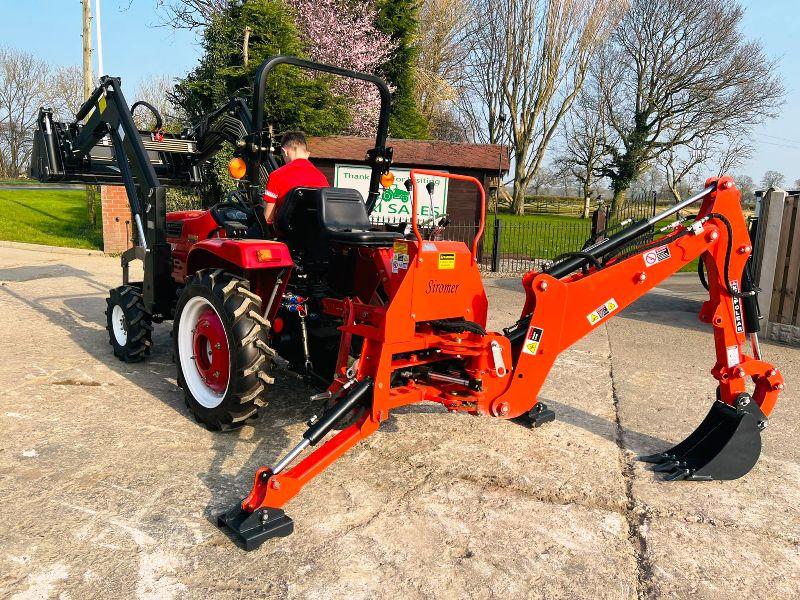 ** BRAND NEW SIROMER 304 4WD TRACTOR WITH LOADER & BACK ACTOR YEAR 2022 **