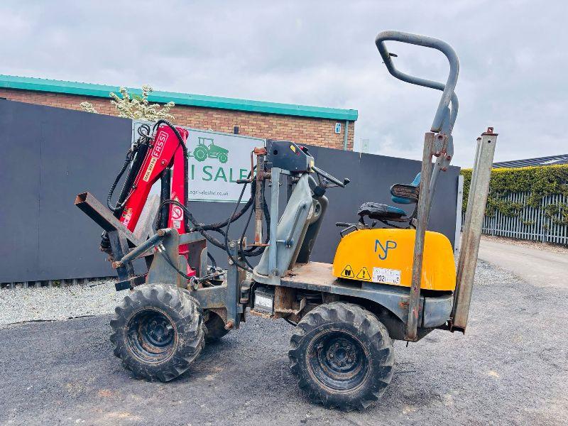 NEUSON 850 ARTICULATED CRANE**C/W FASSI MICRO CRANE YEAR 2019*VIDEO*