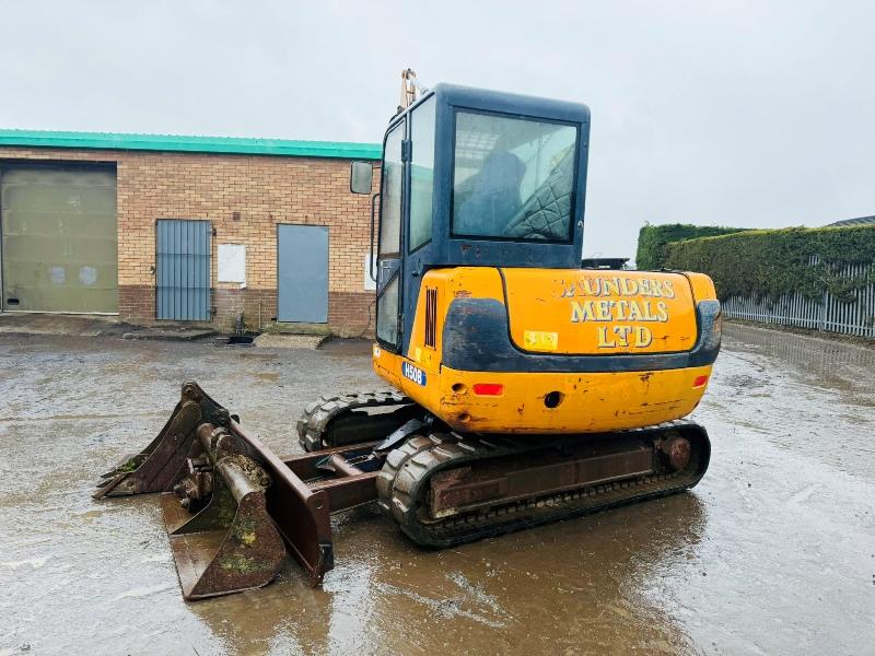 HANIX H50B EXCAVATOR*C/W QUICK HITCH AND 3 BUCKETS*VIDEO*