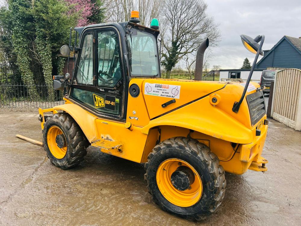 JCB 520-50 4WD TELEHANDLER * YEAR 2013 , ROAD REGISTERED *VIDEO*