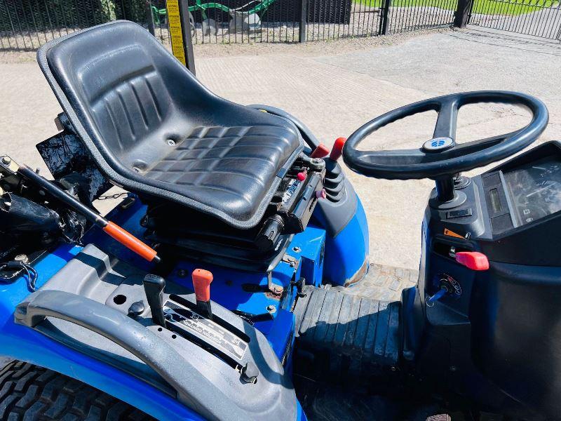 NEW HOLLAND TC21 COMPACT TRACTOR *ROAD REGISTERED* C/W FRONT WEIGHTS*VIDEO*