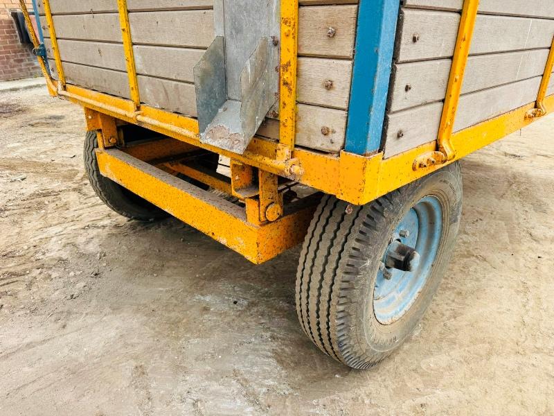 BAMFORDS SINGLE AXLE TIPPING TRAILER*VIDEO*