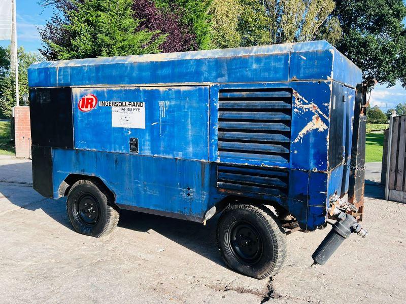 INGERSOL RAND 12235 850CFM TWIN AXLE COMPRESSOR C/W CUMMINS ENGINE 