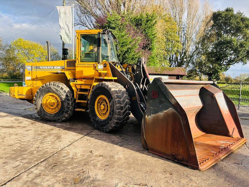  VOLVO L90C 4WD LOADING SHOVEL C/W TOE TIP BUCKET *VIDEO*