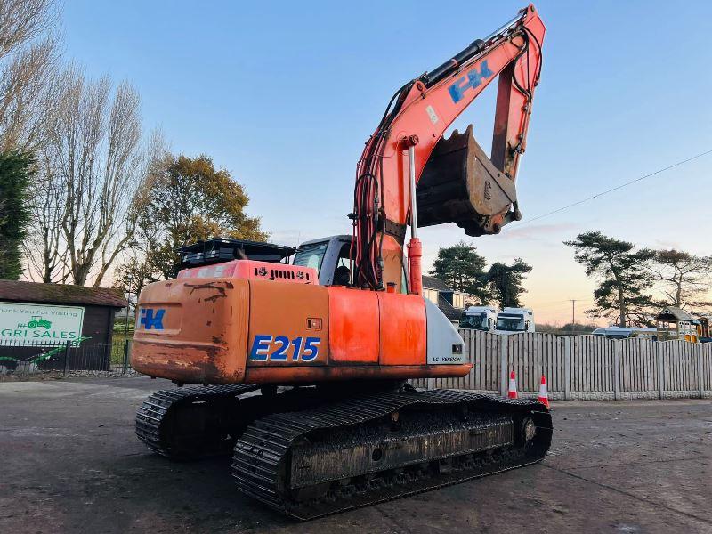 FIAT KOBELCO E215 TRACKED EXCAVATOR C/W QUICK HITCH *VIDEO*