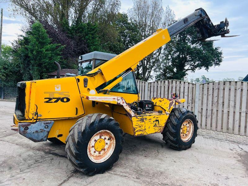 MATBRO TS270 4WD TELEHANDLER C/W JOYSTICK CONTROL & PALLET TINES *VIDEO*