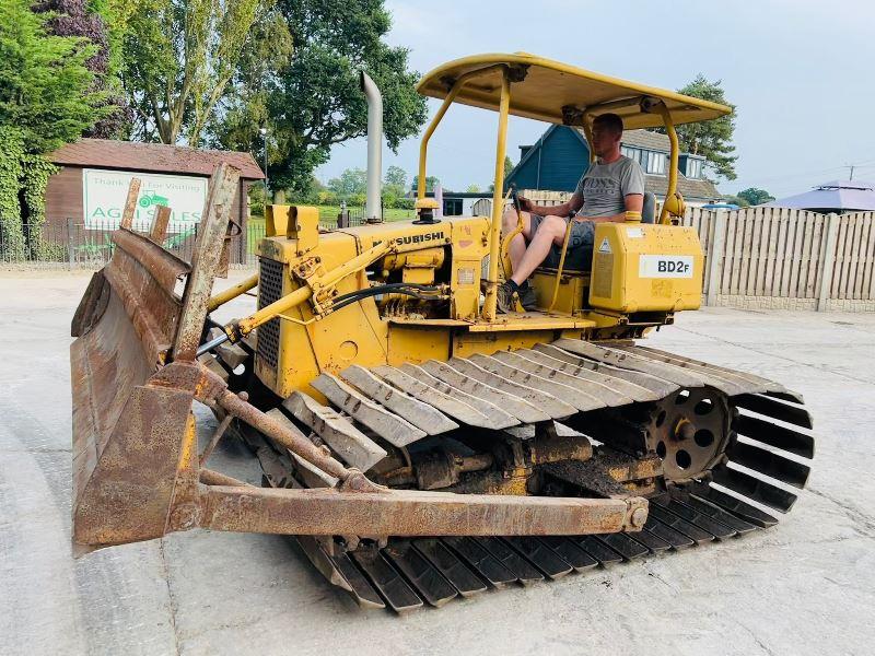 MITSUBISHI BD2P DOZER C/W STRAIGHT BLADE & TILT *VIDEO*
