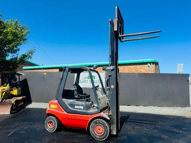 LINDE H25D-03 CONTAINER SPEC FORKLIFT*ONLY 3798 HOURS*VIDEO*