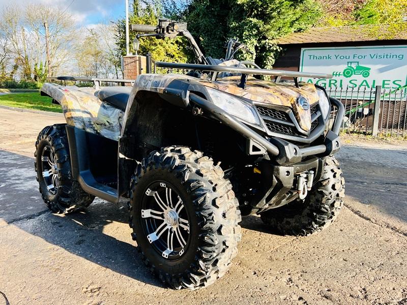 QUADZILLA 450S CFORCE 4WD QUAD BIKE *YEAR 2017, 837 MILES* C/W WINCH *VIDEO*
