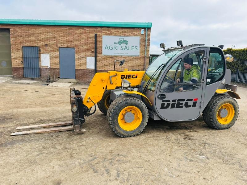 DIECI 190 TELEHANDLER*C/W PALLET TINES*VIDEO*
