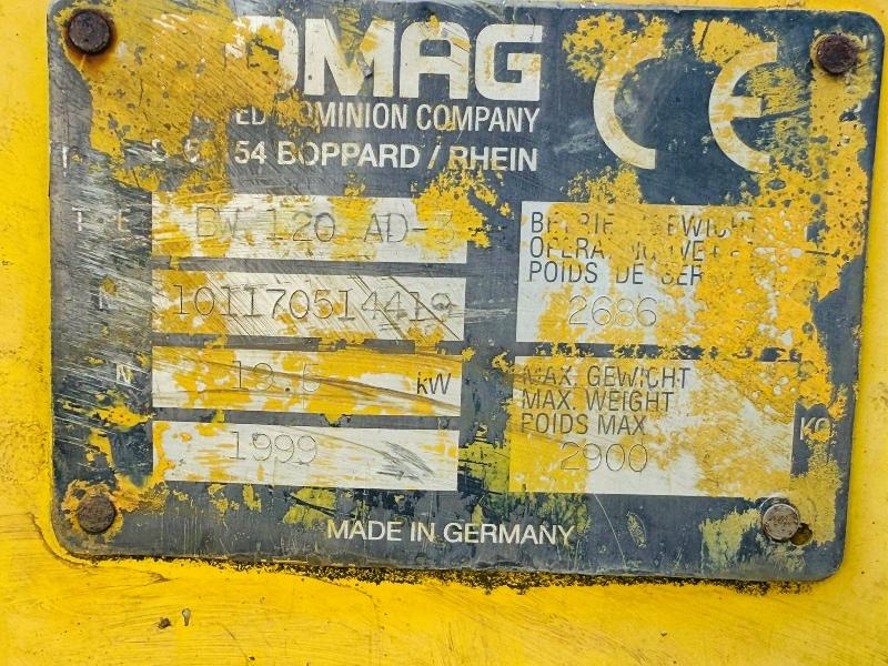 BOMAG BW 120 AD-3 ROLLER*C/W DEUTZ ENGINE*SPARES & REPAIRS*VIDEO*