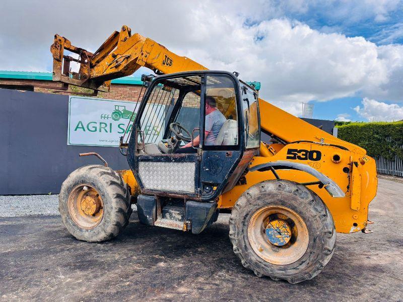 JCB 530-70 TELEHANDLER*C/W PALLET TINES*VIDEO*