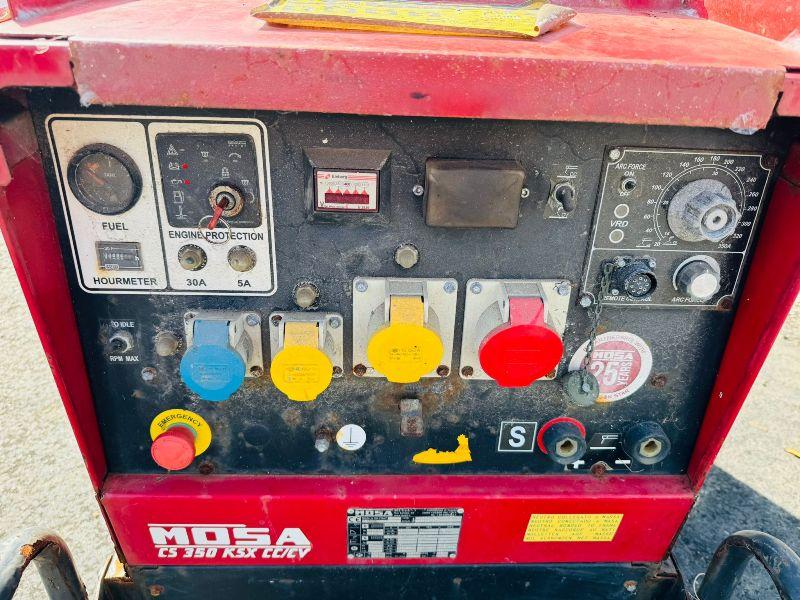 MOSA SUPER SILENT GENERATOR*YEAR 2018*C/W KOHLER ENGINE*VIDEO*