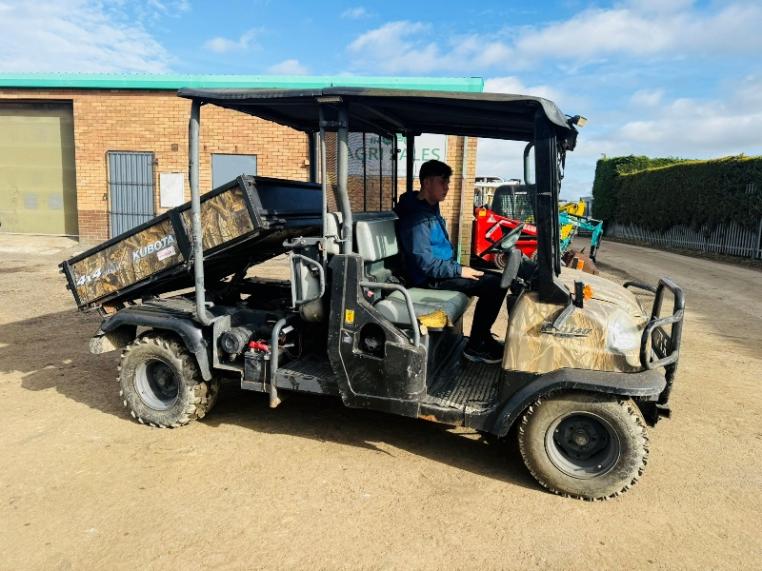 KUBOTA RTV 1140 CPX* C/W HYDRAULIC TIP*YEAR 2014*VIDEO*