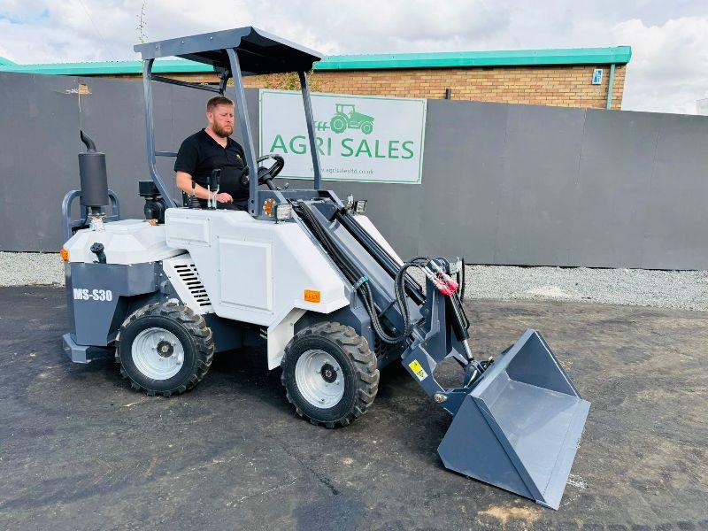 *NEW*UNUSED*MS-S30 MINI WHEELED LOADER*C/W TELESCOPIC BOOM*YEAR 2025*VIDEO*