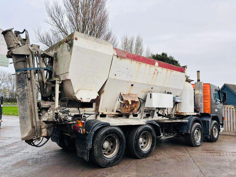 VOLVO FM VOLUMETERIC CEMENT MIXER 8X4 LORRY C/W MANUAL GEAR BOX *VIDEO*