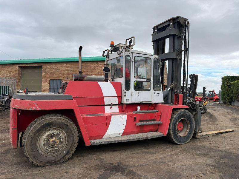 KALMAR DC16-1200 FORKLIFT*C/W FORK POSITIONER*VIDEO*