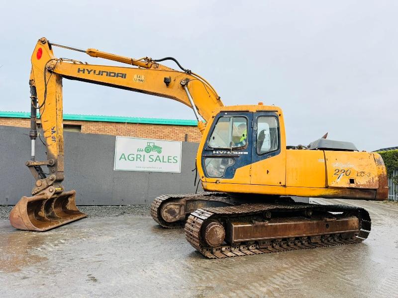 HYUNDAI ROBEX 220LC-3 EXCAVATOR*C/W BUCKET*VIDEO*