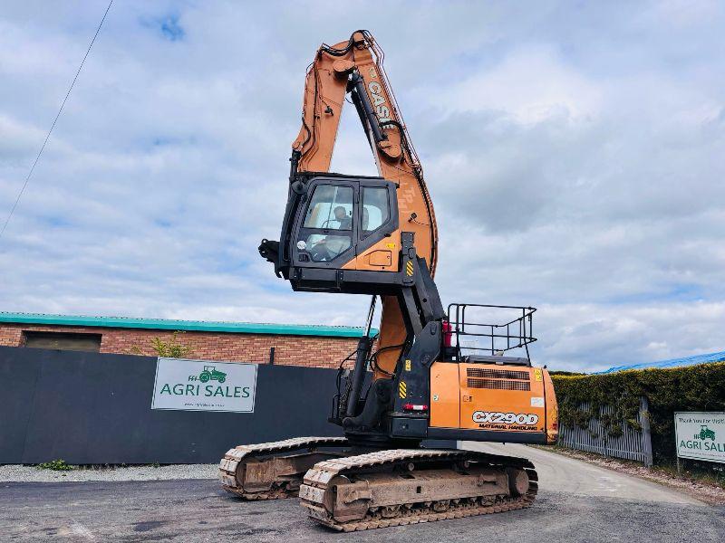 CASE CX290D HIGH RISE CABIN TRACKED EXCAVATOR *YEAR 2017* C/W QUICK HITCH *VIDEO*