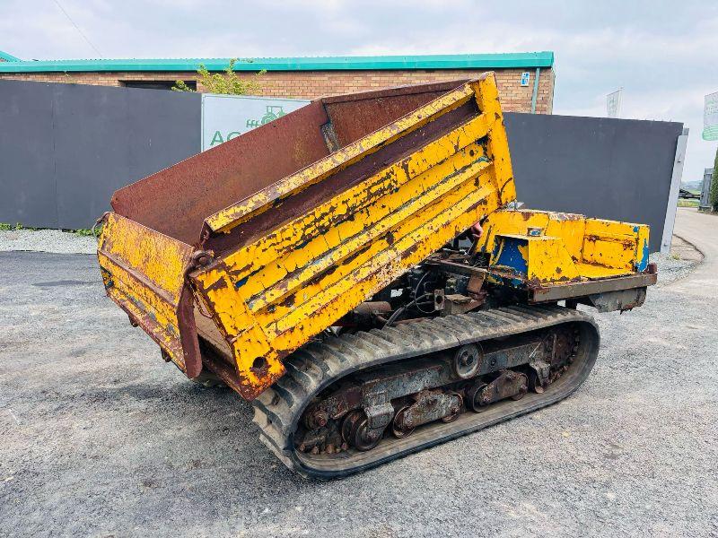 YANMAR 3 TONNE TRACKED DUMPER *C/W HYDRAULIC TIP*VIDEO*