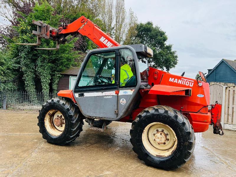 MANITOU MLT628T 4WD TELEHANDLER *AG-SPEC* C/W PICK UP HITCH *VIDEO*
