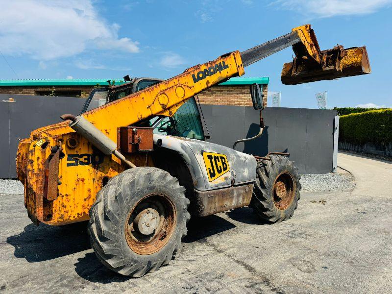 JCB 530-70 TELEHANDLER*C/W BUCKET & TINES*VIDEO*