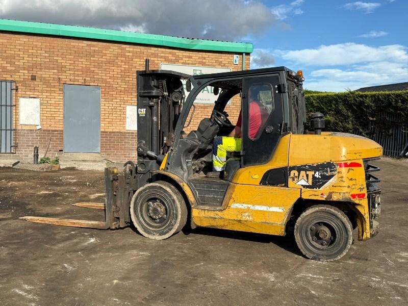 CATERPILLAR DP45NT FORKLIFT*C/W FORK POSITIONER*YEAR 2014*VIDEO*