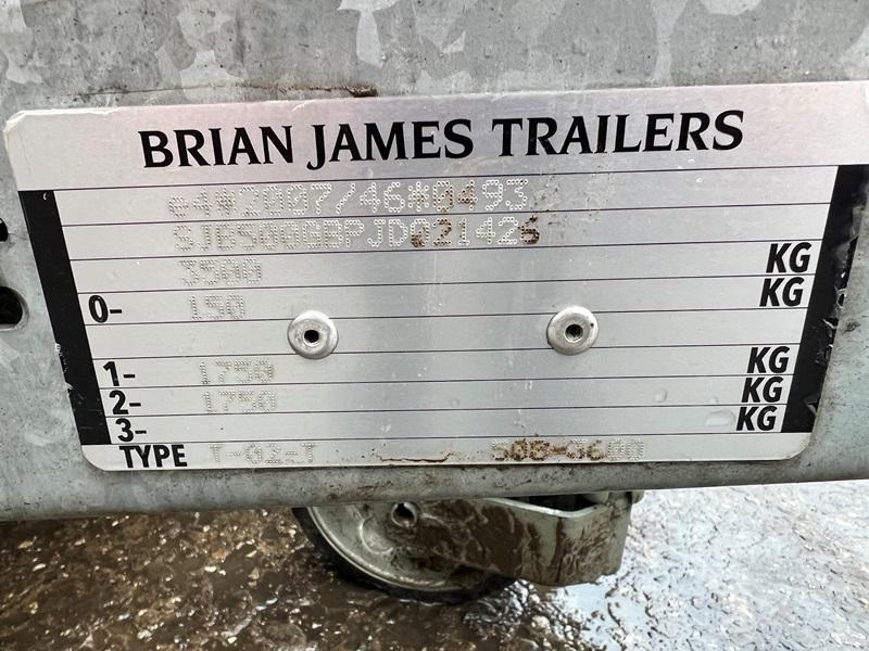 BRIAN JAMES TWIN AXLE CARGO SHIFTER TRAILER *YEAR 2018* C/W LOADING RAMP *VIDEO*