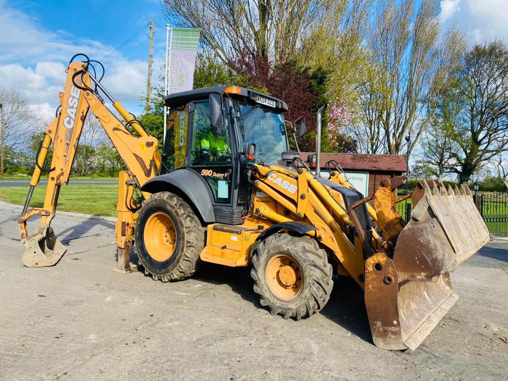 CASE 590SR4PS 4WD BACKHOE DIGGER C/W AC CABIN & EXTENDING DIG