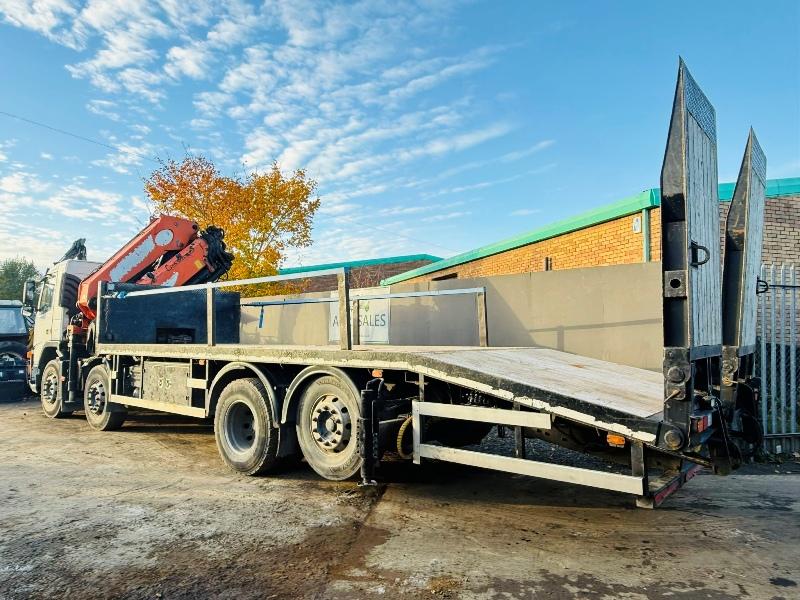 VOLVO FM 8X4 BEAVER TAIL LORRY*CRANE REMOVED*VIDEO*