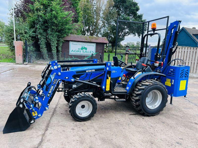 SONALIKA T2A 4WD TRACTOR *ONLY 26 HOURS* C/W LOADER, BUCKET & FLAIL CUTTER *VIDEO*