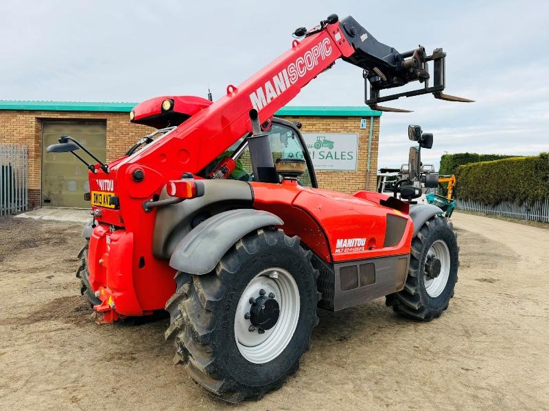 MANITOU MLT 634-120 LSU PS TELEHANDLER*C/W PALLET TINES*YEAR 2013*VIDEO*