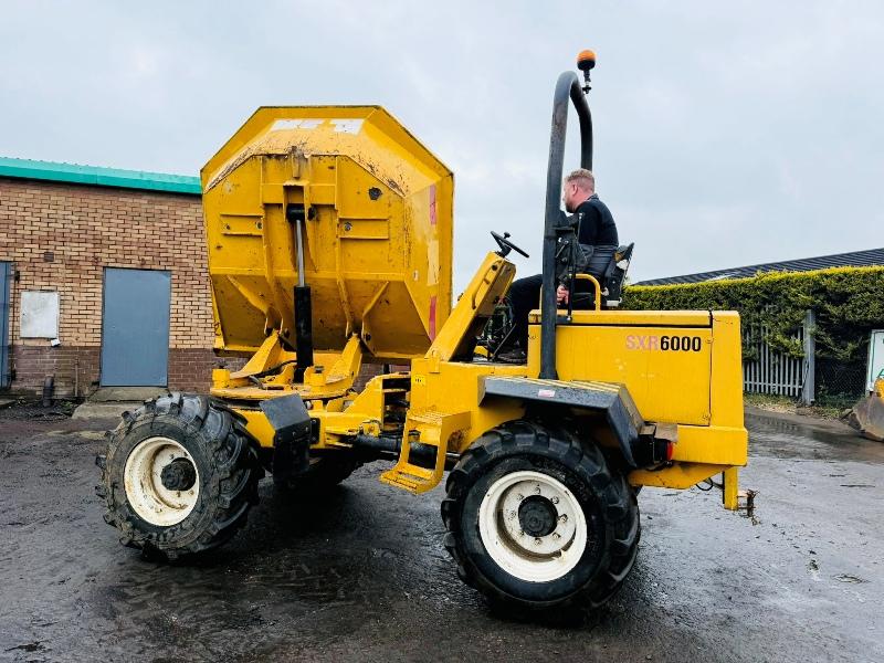 BARFORD SXR6000 SWIVLE TIP DUMPER*C/W ROLL BAR*VIDEO*