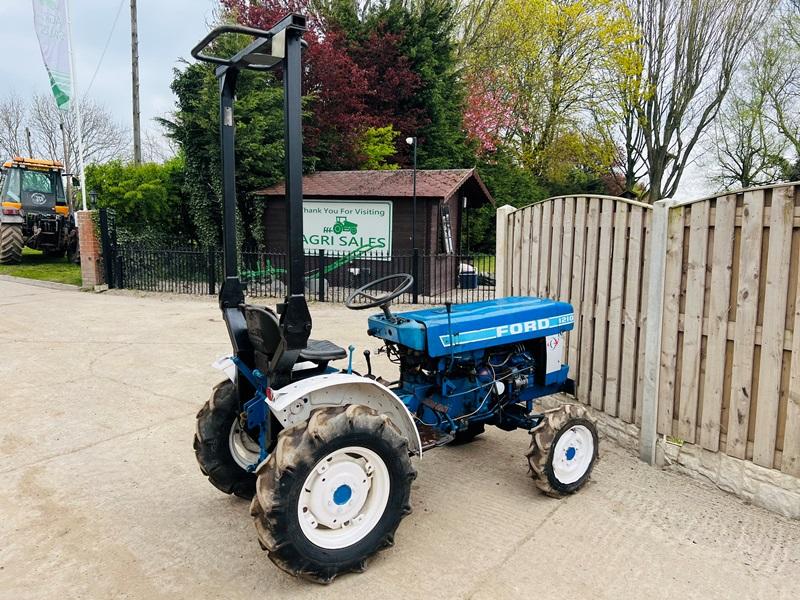 FORD 1210 4WD COMPACT TRACTOR C/W ROLE BAR *VIDEO*