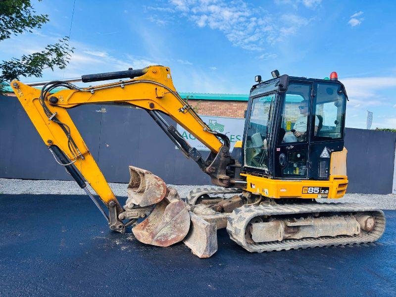 JCB 85Z-2 TRACKED EXCAVATOR*YEAR 2020*C/W 2 BUCKETS*VIDEO*